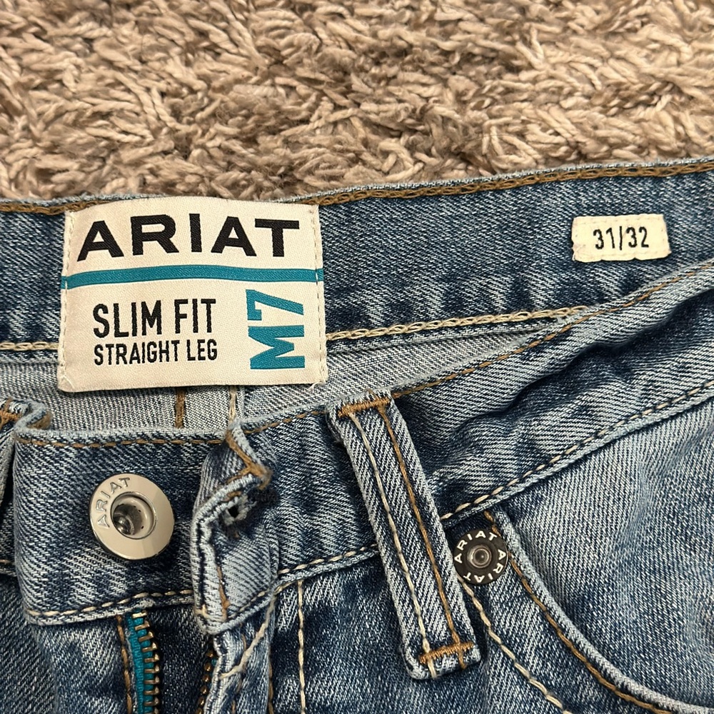 Ariat M7 Slim Fit Jeans in Blue Denim